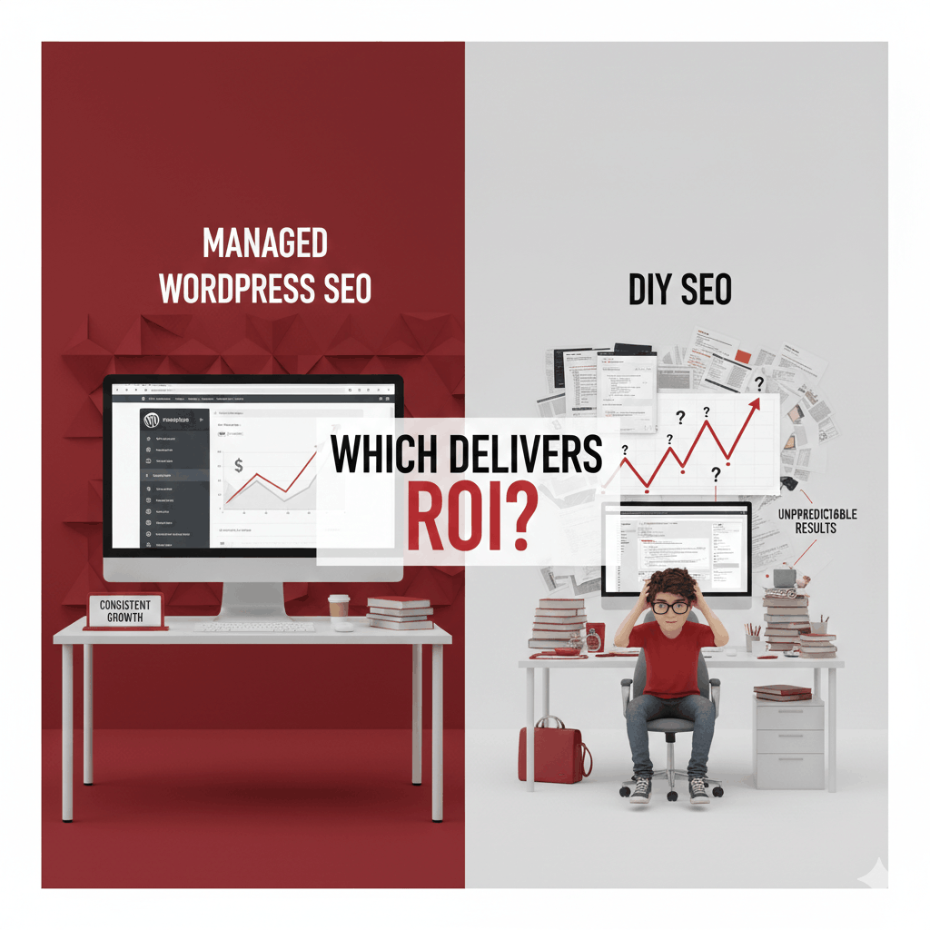 Managed WordPress SEO vs DIY SEO: A Complete ROI Guide