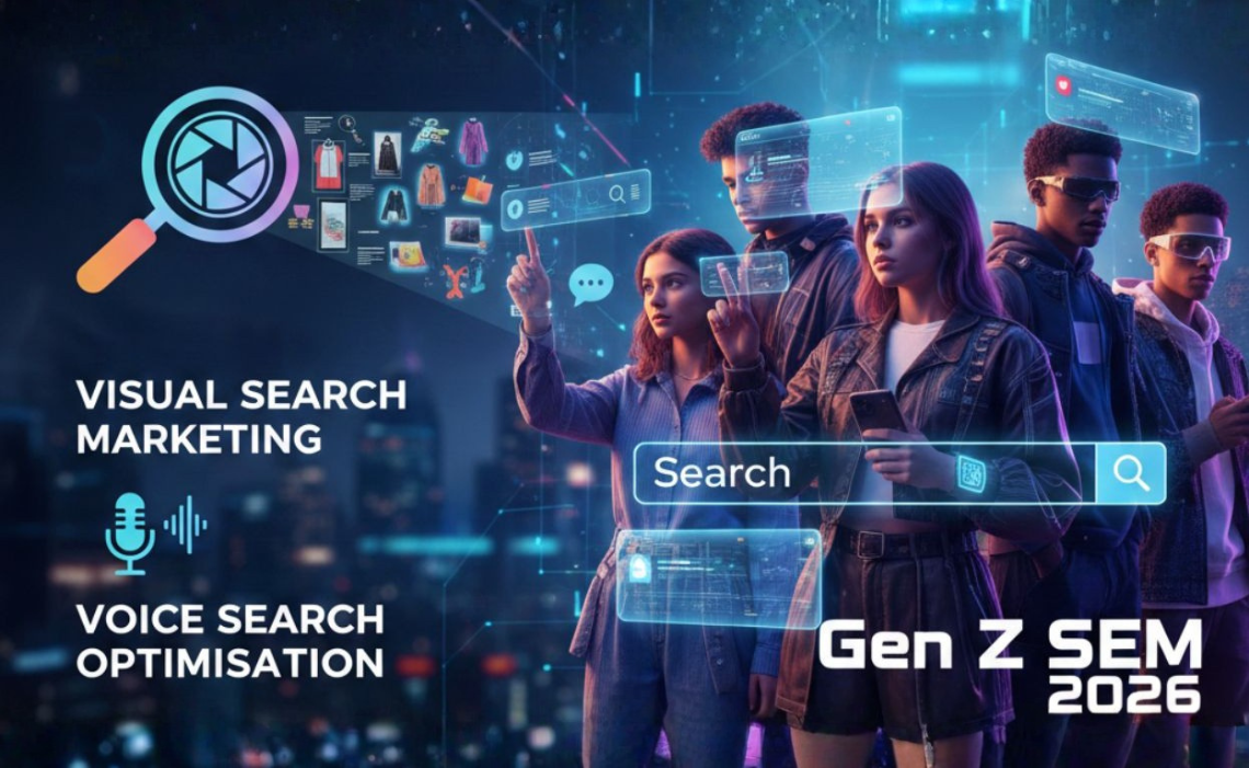 Visual Search Marketing, Voice Search Optimisation & Gen Z SEM 2026