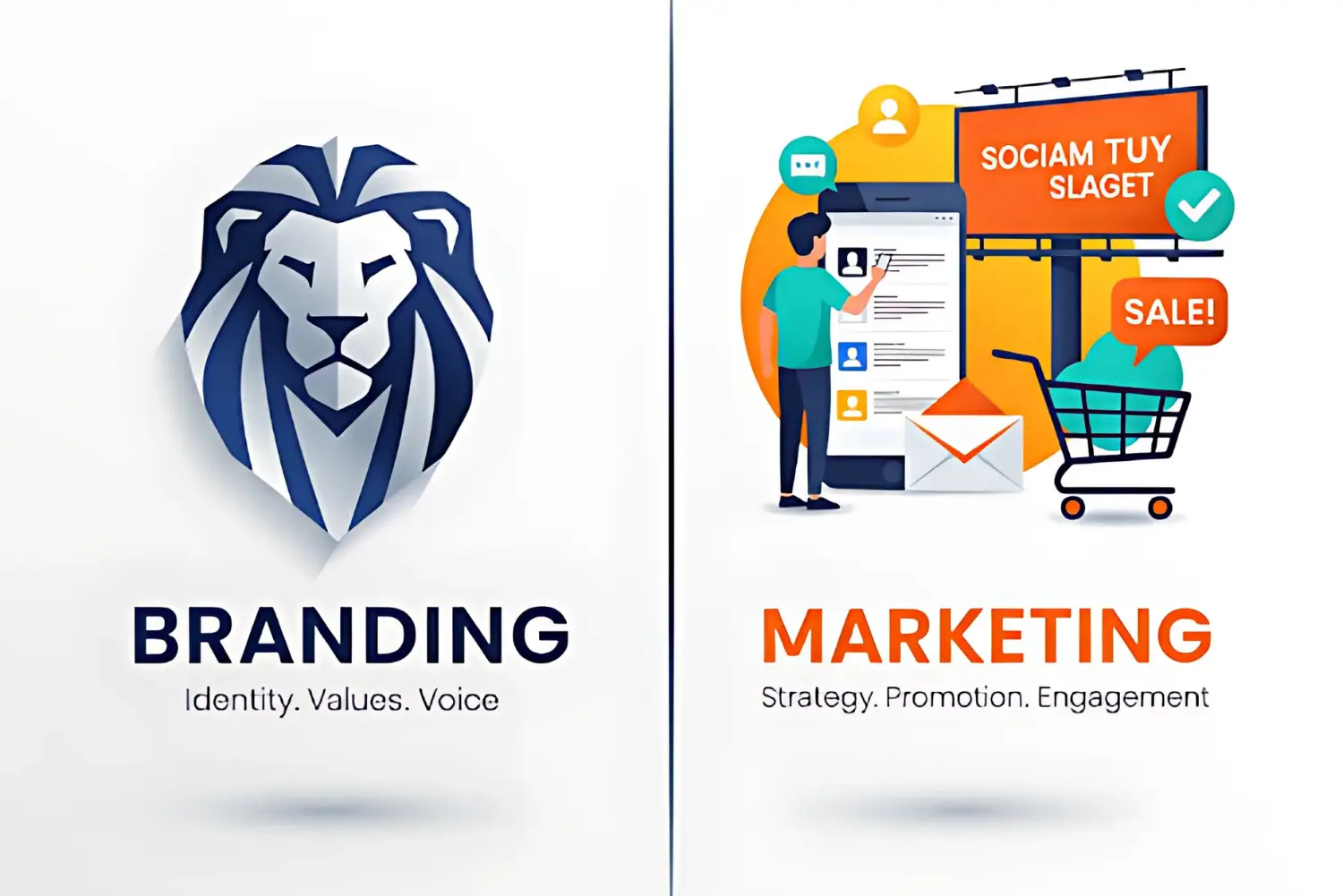 branding vs marketing